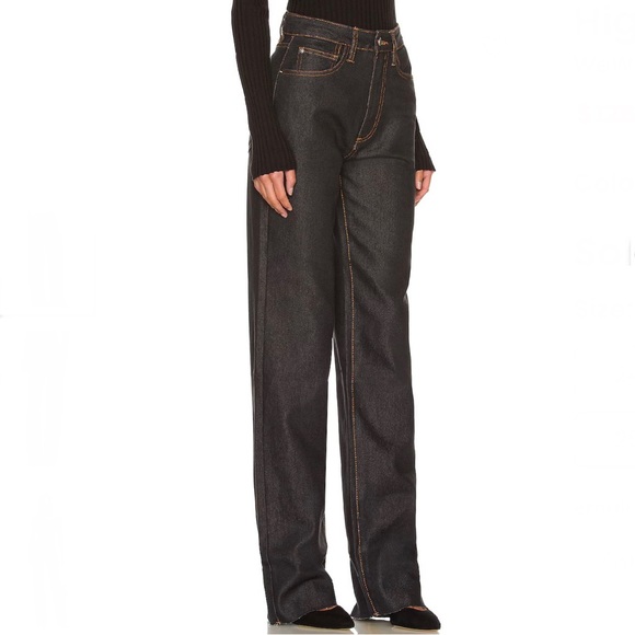 NEW WEWOREWHAT REVOLVE HIGH-WAISTED JEANS - Picture 4 of 8